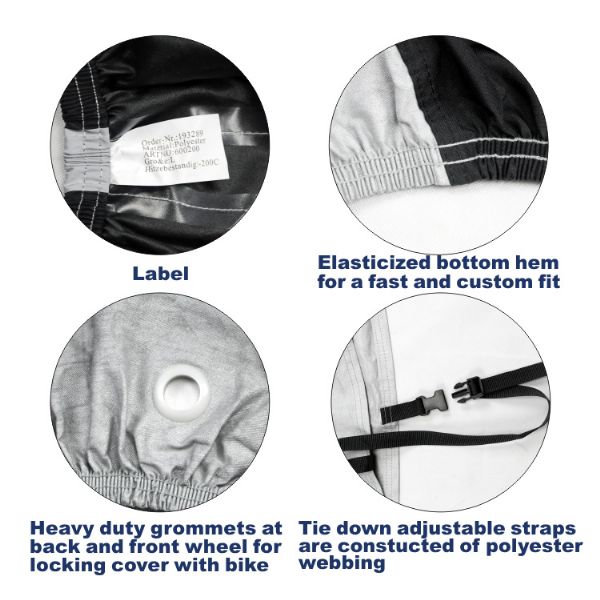 Motorcycle Cover with Lock - 90B16B