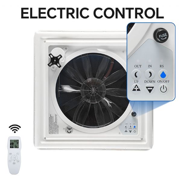 Remote Control RV Roof Vent Fan - 70A14A