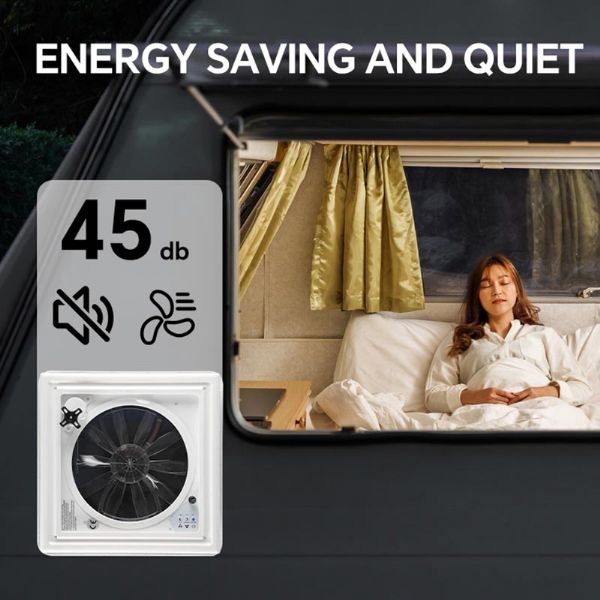 Remote Control RV Roof Vent Fan - 70A14A
