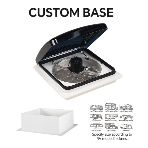 Manual RV Roof Vent Fan - 70A14C