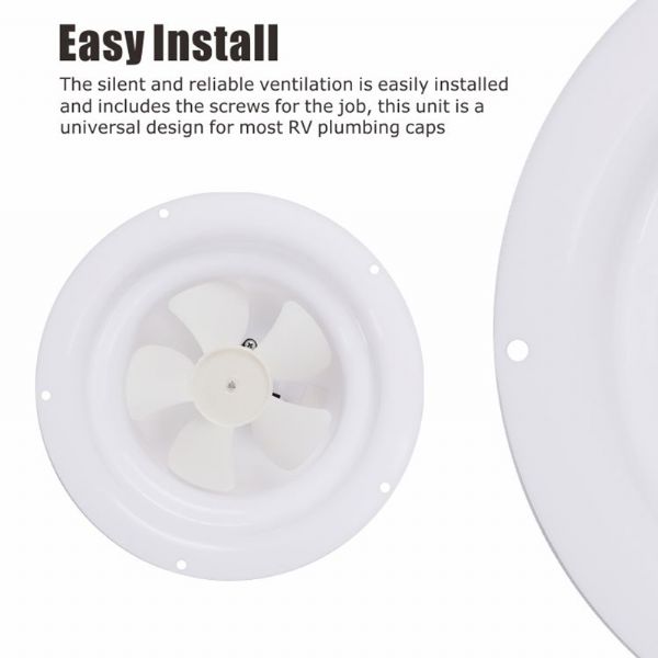 RV Solar Plumbing Vent - 70C13L