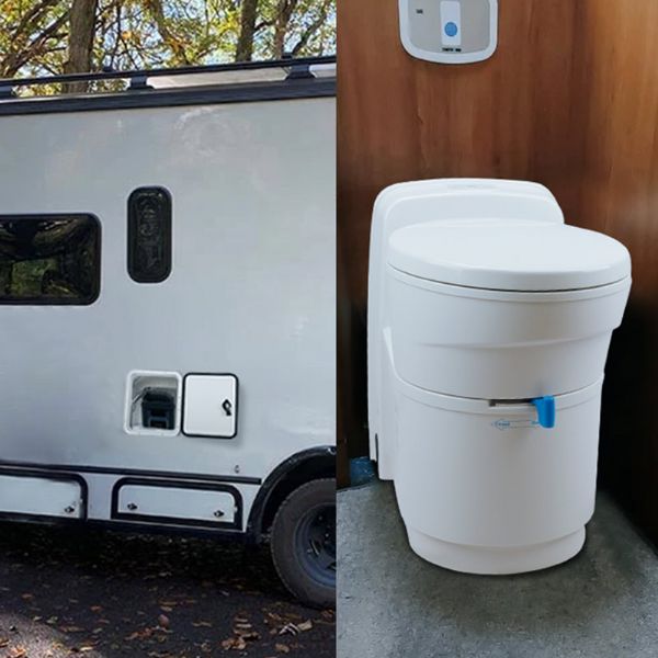RV Flush Toilet - 71C44A