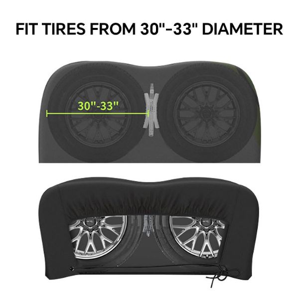 RV Tire Protector Wheel Cover - 90B11N