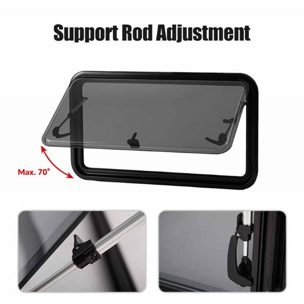RV Acrylic Hinged Window (Integrated Forming) Supplier - 71C55A
