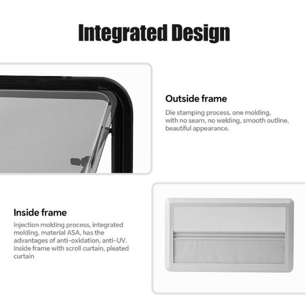 RV Acrylic Hinged Window (Integrated Forming) Supplier - 71C55A