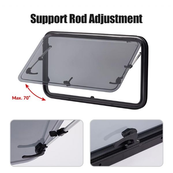 RV Acrylic Hinged Window (Splicing) - 71C56A