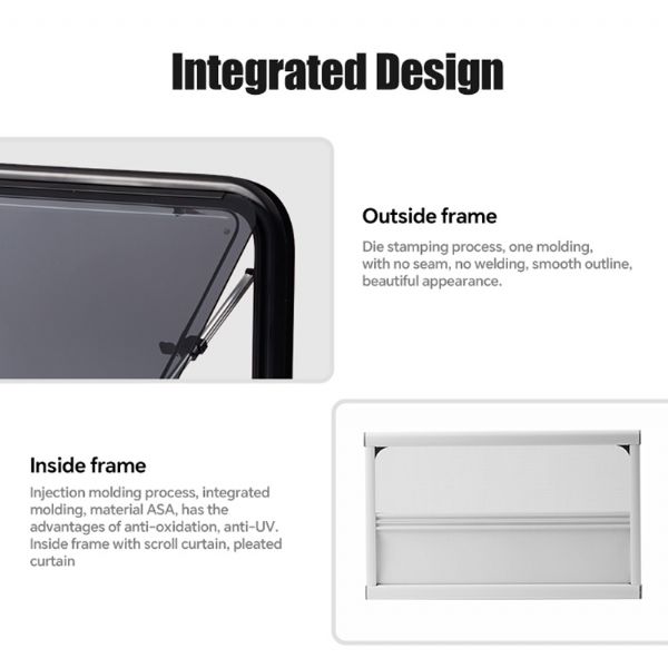 RV Acrylic Hinged Window (Splicing) - 71C56A