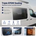 Wholesale Sprinter Camper Van Sliding Door Window with Tempered Glass, Insect Screen & EPDM Seal - 71C62A